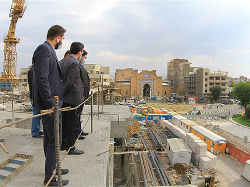 پیشرفت 50 درصدی عملیات اجرایی پروژه احداث ساختمان خانه شهر 